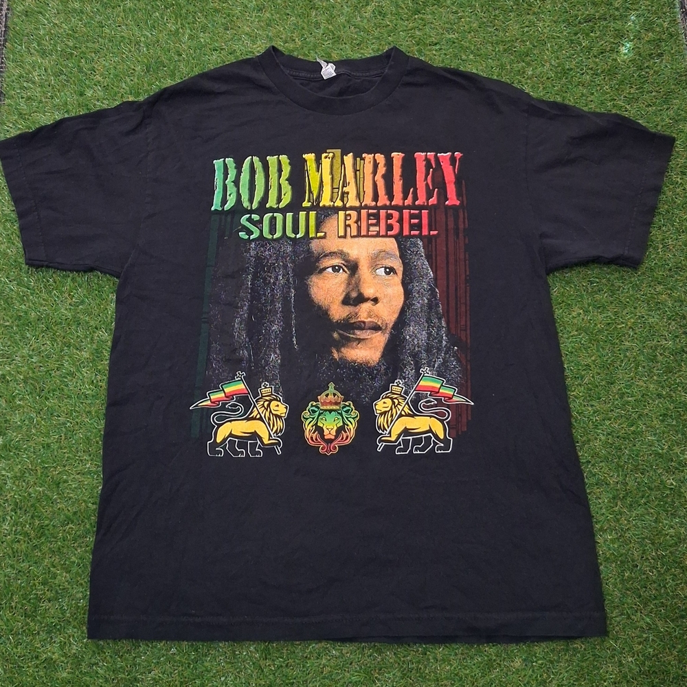 Alstyle Bob Marley Soul Rebel Black T-Shirt